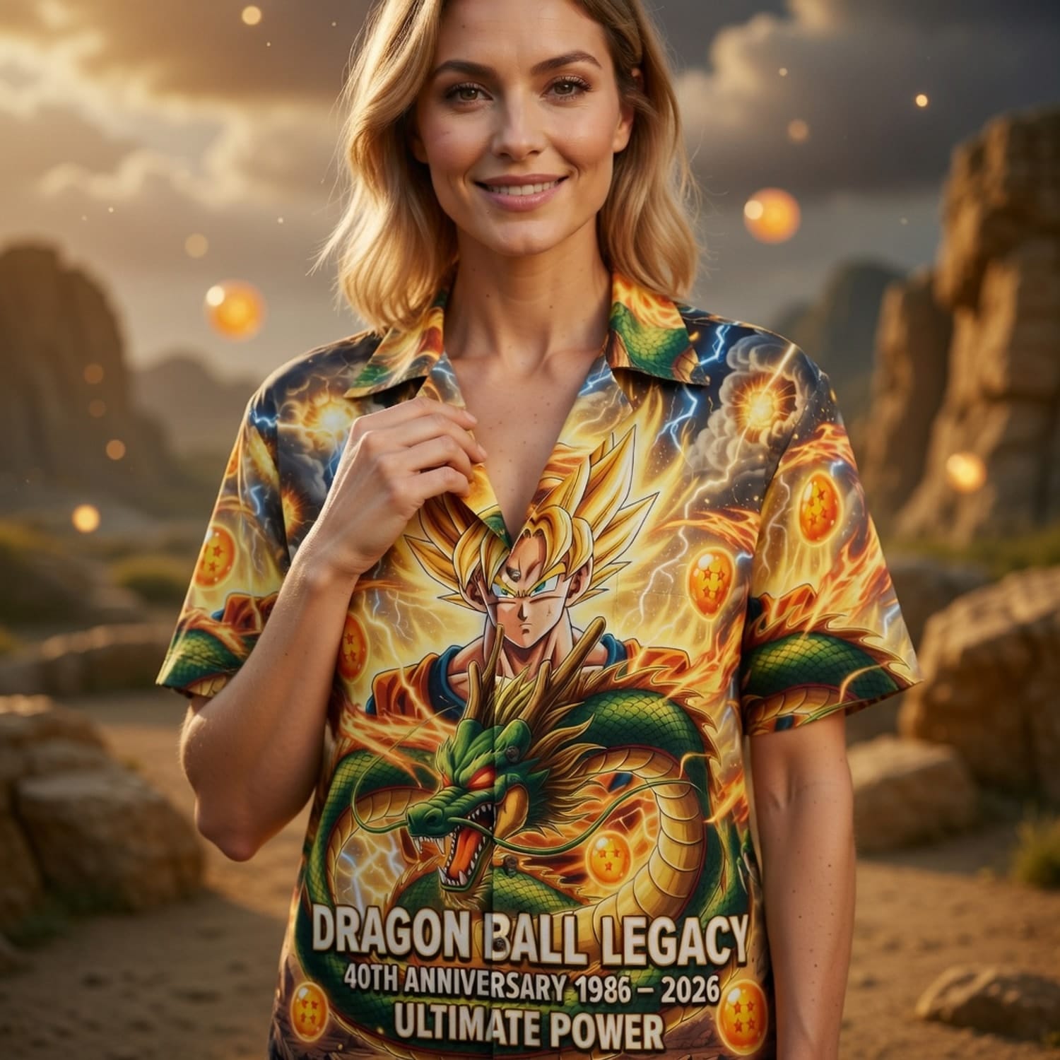 Anime Warrior Legacy 40th Anniversary Premium Hawaiian Shirt - HW7OLY7RC