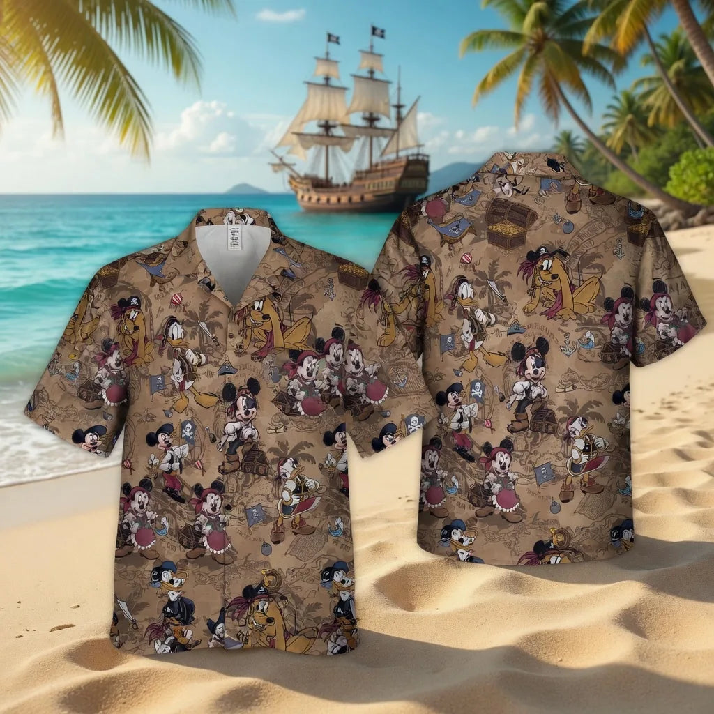 Pirate Mouse Premium Hawaiian Shirt - Adventure Aloha - HW7TM94001