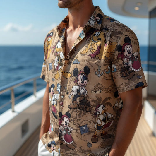 Pirate Mouse Premium Hawaiian Shirt - Adventure Aloha - HW7TM94001