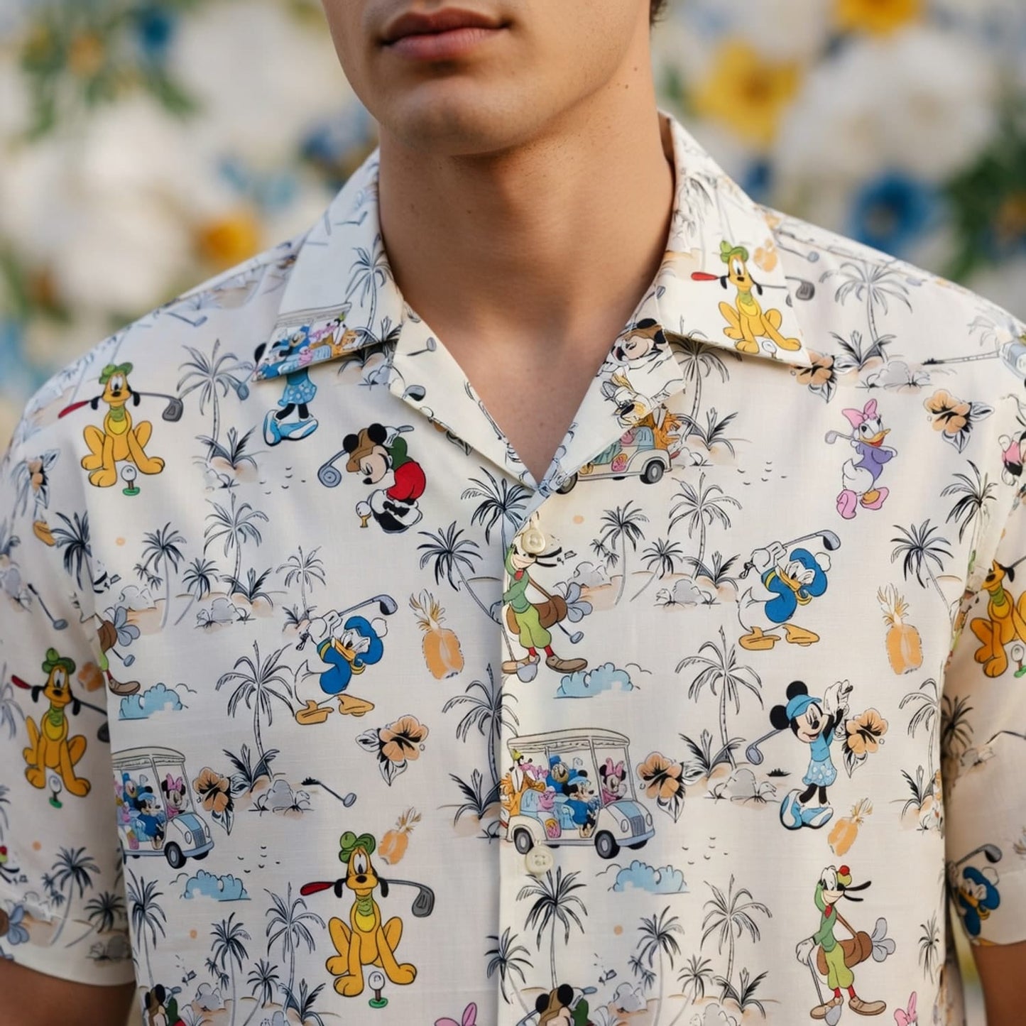 Golf Vacation Hawaiian Shirt - Mouse & Friends Tropica - HW8KV0XY8