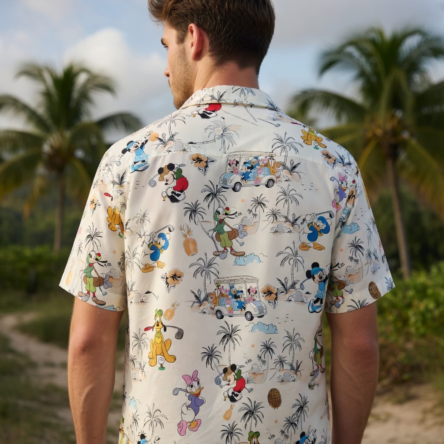 Golf Vacation Hawaiian Shirt - Mouse & Friends Tropica - HW8KV0XY8