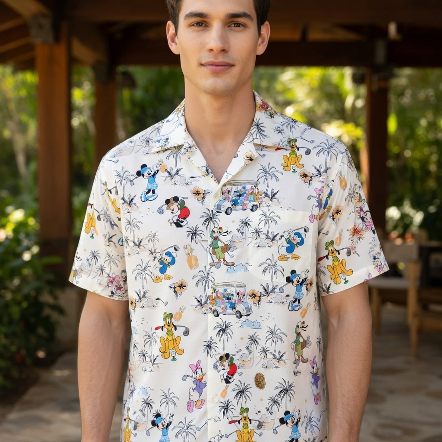 Golf Vacation Hawaiian Shirt - Mouse & Friends Tropica - HW8KV0XY8