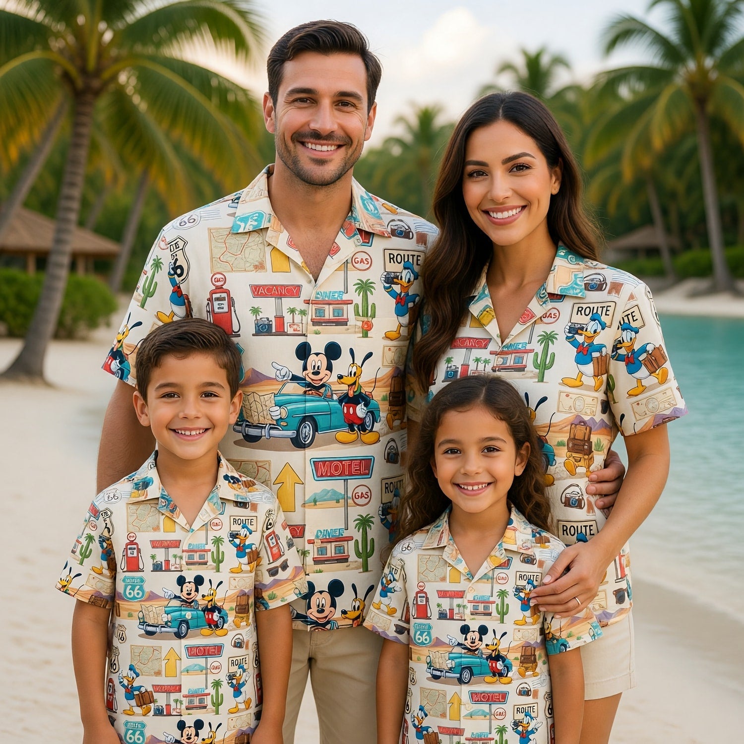 Mouse Route 66 Hawaiian Shirt - Vintage Road Trip Apparel - HW9CSO2RB