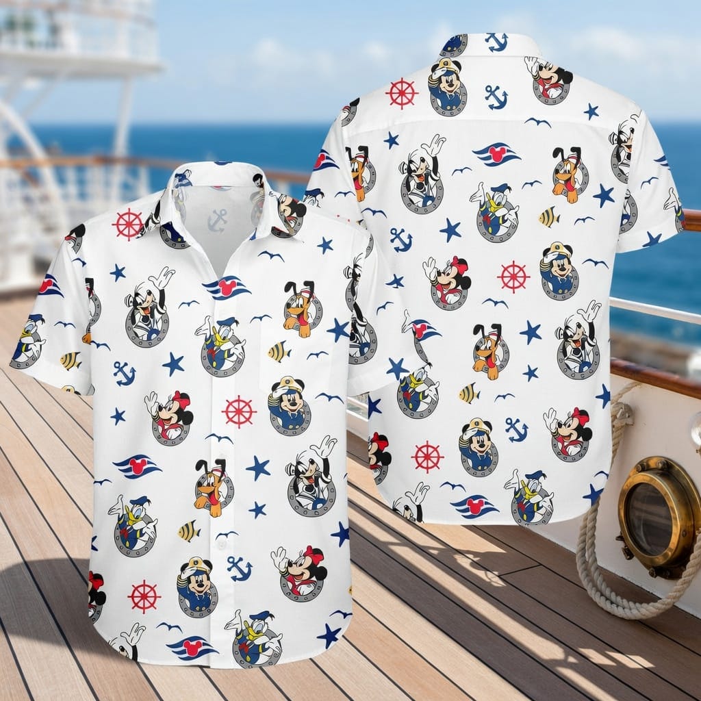 Mouse And Co Cruise Premium Hawaiian Shirt/Short,Summer Gift For Him, Cruise Gift - HW9ESKR001