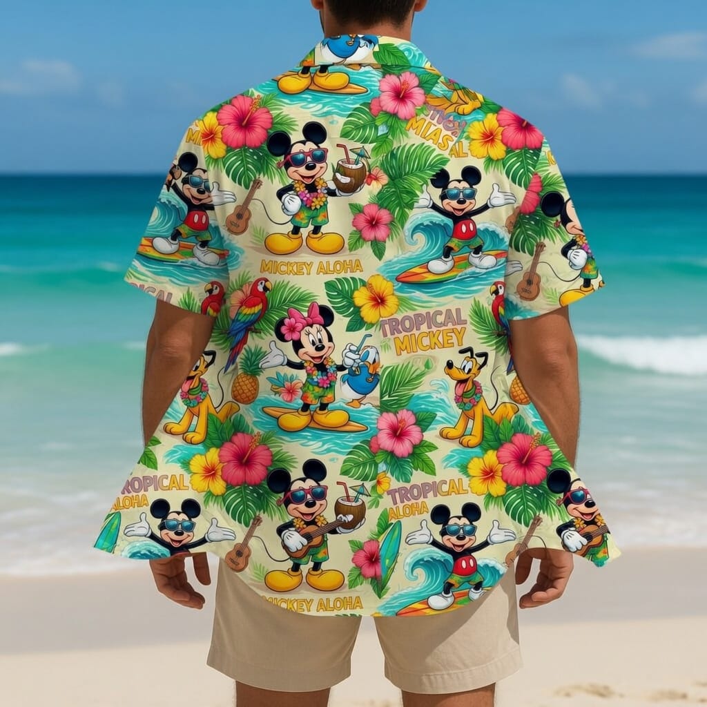 Mouse Aloha Hawaiian Outfit - Matching Couple Set - HWC46AR001