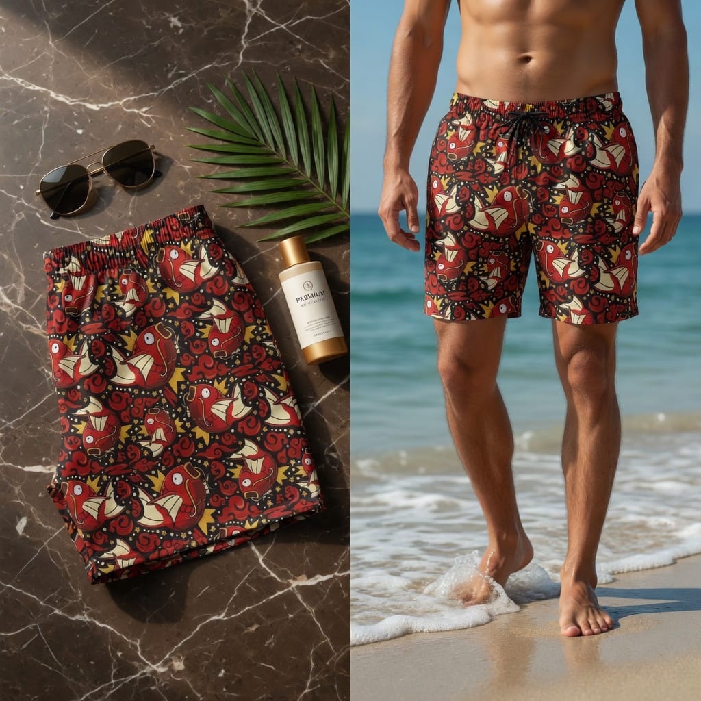 Fish Monster Premium Hawaiian Shirt - Funny Monster Tropical Aloha Shirt for Men & Women - HWDBMP5001