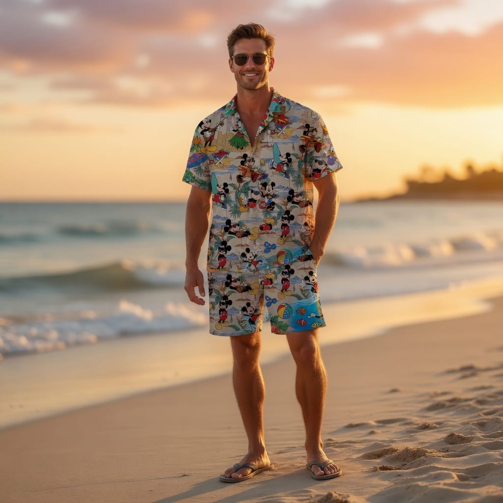 Mouse Tropical Premium Hawaiian Shirt - Summer - HWGXN12001