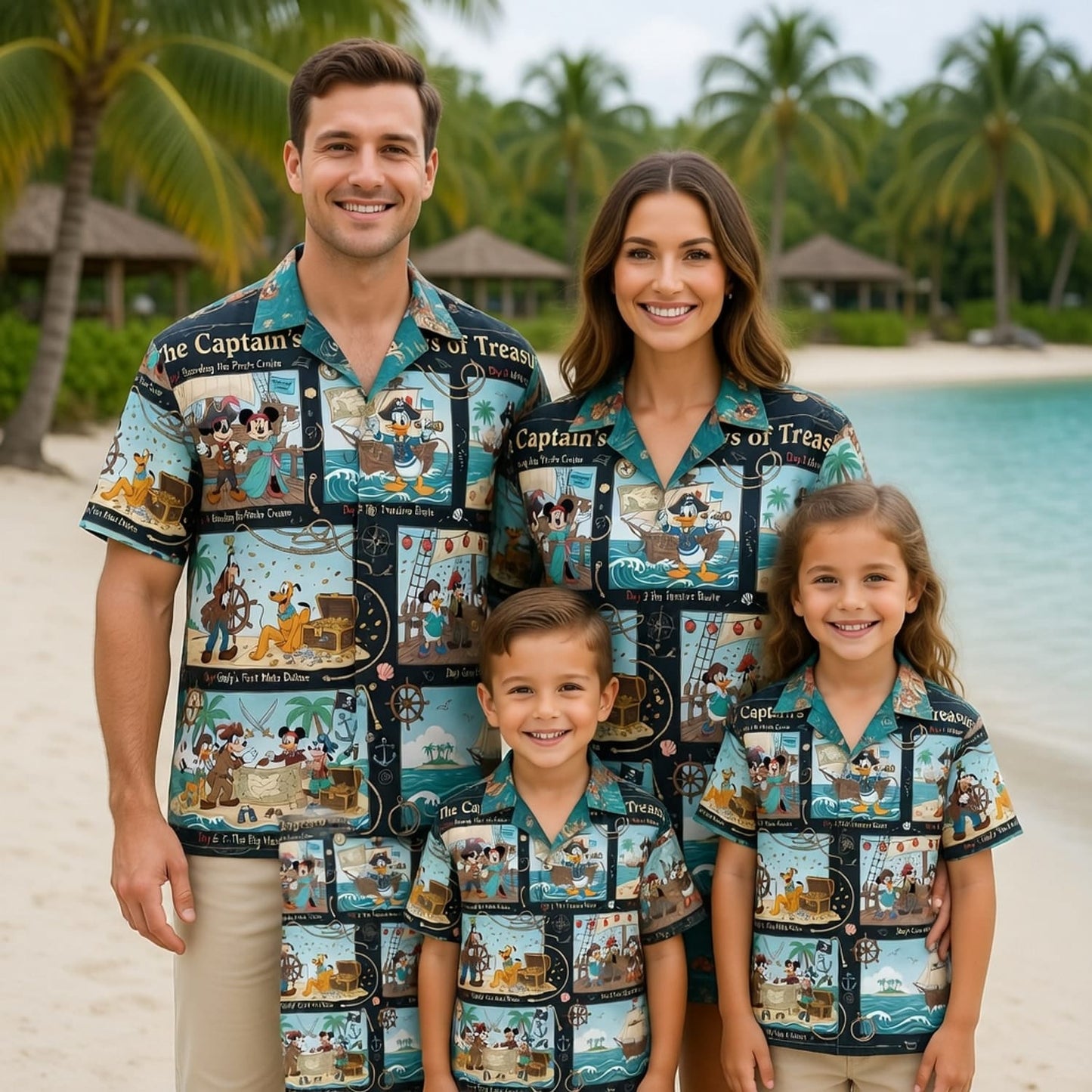 Pirate Cruise Hawaiian Shirt - Mouse Treasure Adventure - HWH4KIT1P