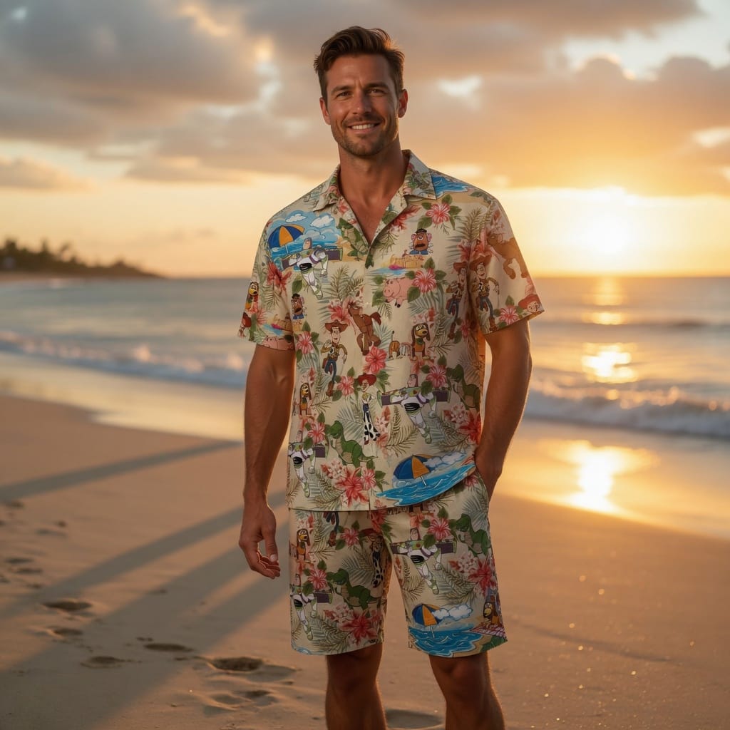 Toy Friends Premium Hawaiian Shirt - Summer Paradise - HWJPMAK001