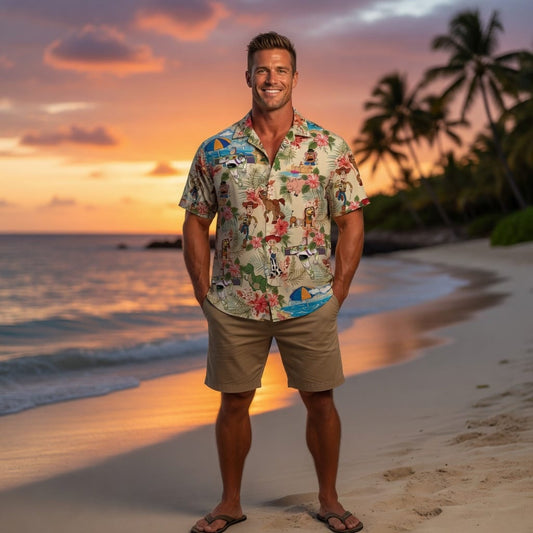 Toy Friends Premium Hawaiian Shirt - Summer Paradise - HWJPMAK001