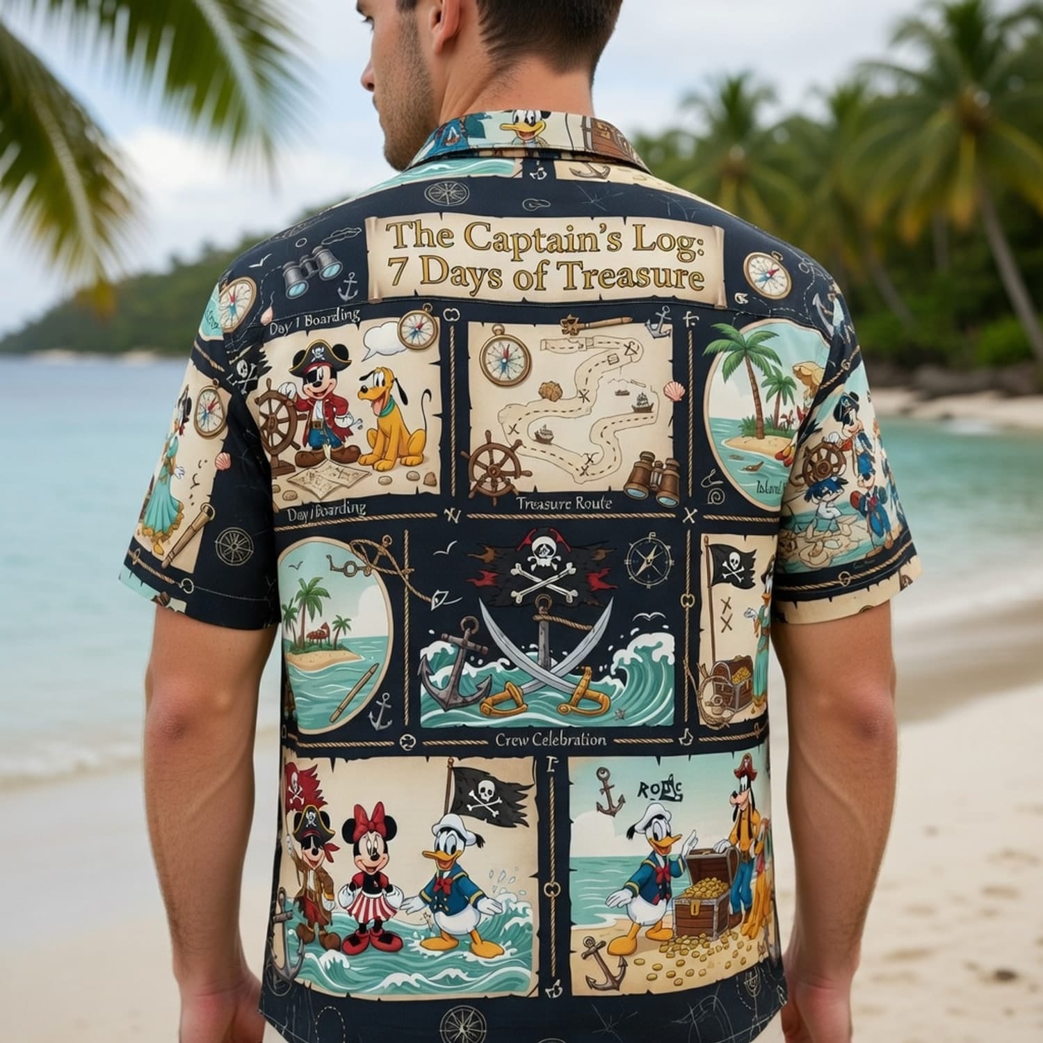 Pirate Crew Hawaiian Shirt - Mouse Treasure Adventure - HWK7C7H1W
