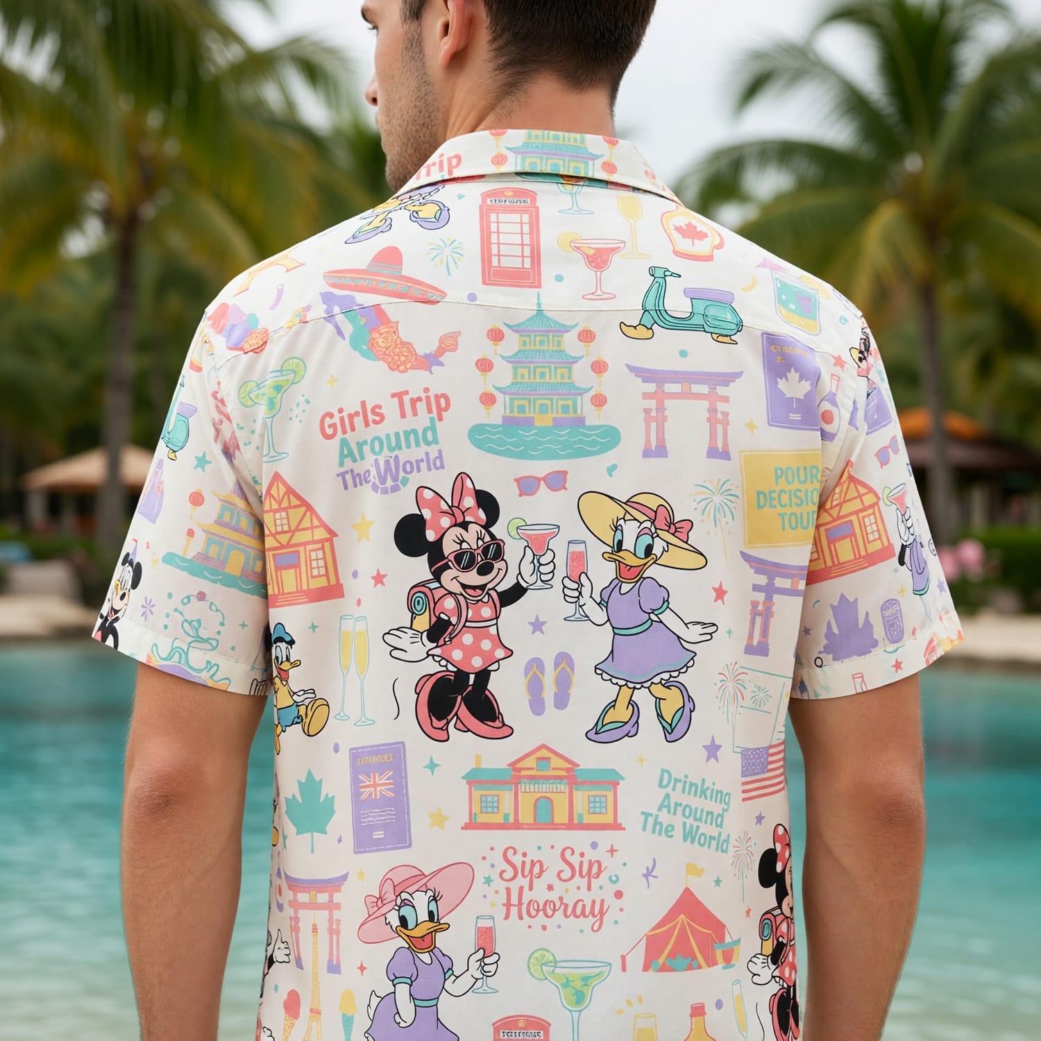 Girls Trip Hawaiian Shirt - Mouse Lady Duck Drinking Tour - HWKY0EILK