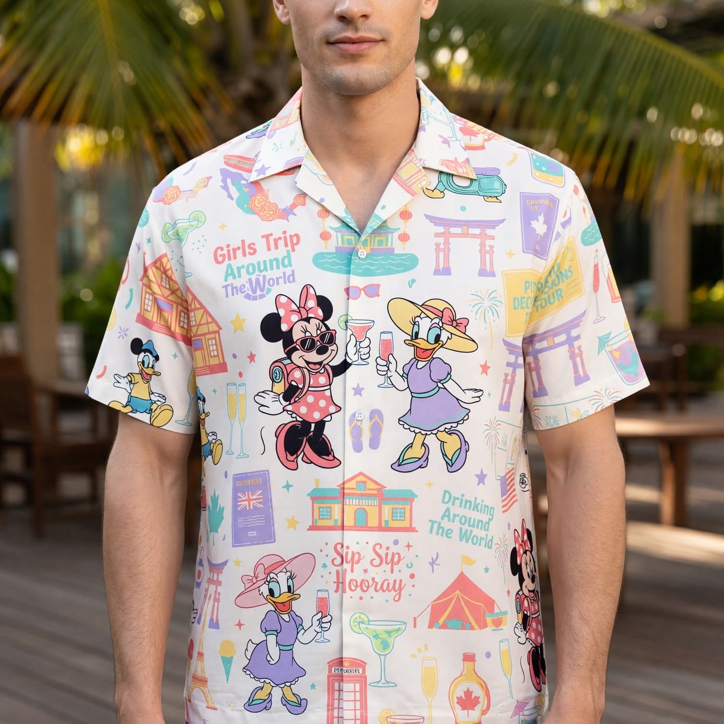 Girls Trip Hawaiian Shirt - Mouse Lady Duck Drinking Tour - HWKY0EILK