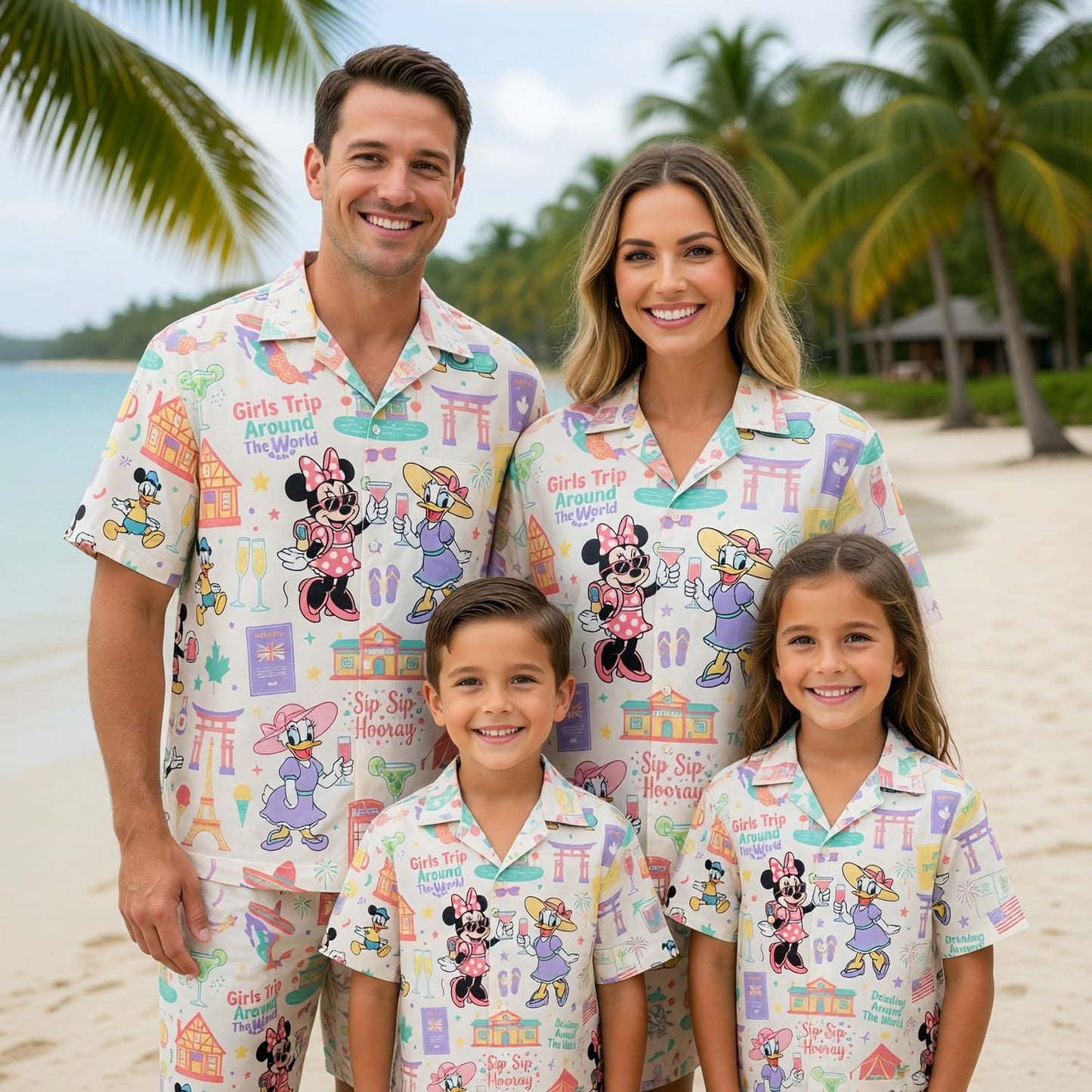 Girls Trip Hawaiian Shirt - Mouse Lady Duck Drinking Tour - HWKY0EILK