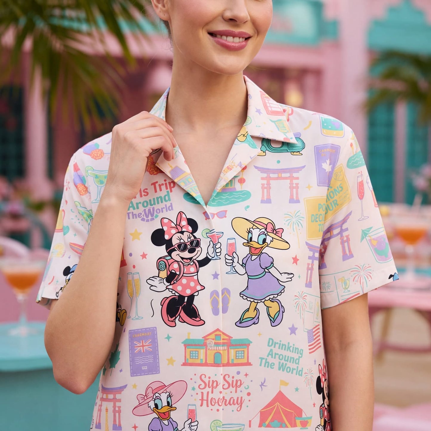 Girls Trip Hawaiian Shirt - Mouse Lady Duck Drinking Tour - HWKY0EILK