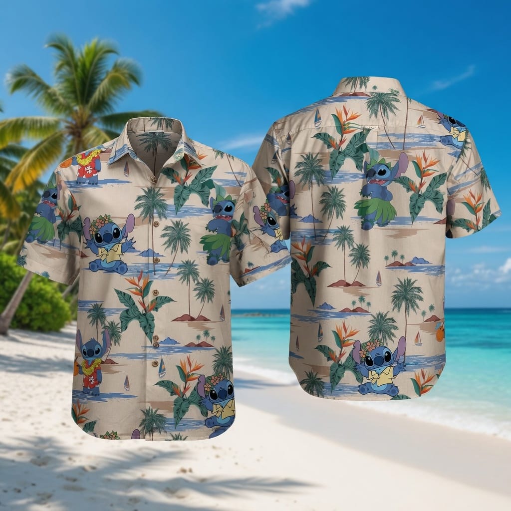 Blue Alien Tropical Premium Hawaiian Shirt - Aloha Style - HWM1CG4001