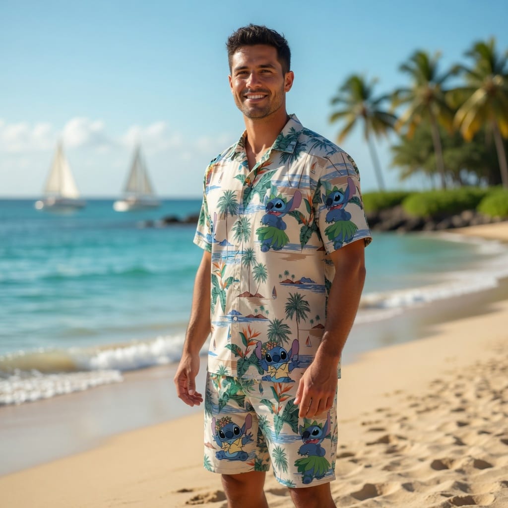 Blue Alien Tropical Premium Hawaiian Shirt - Aloha Style - HWM1CG4001