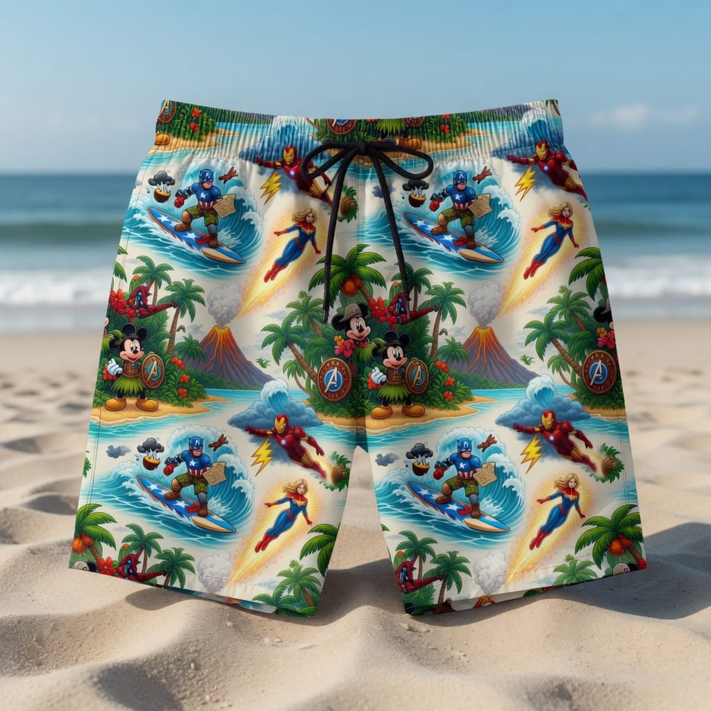 Mouse Shield Hero Premium Hawaiian Shirt - Tropical Men's - HWO5H5G001