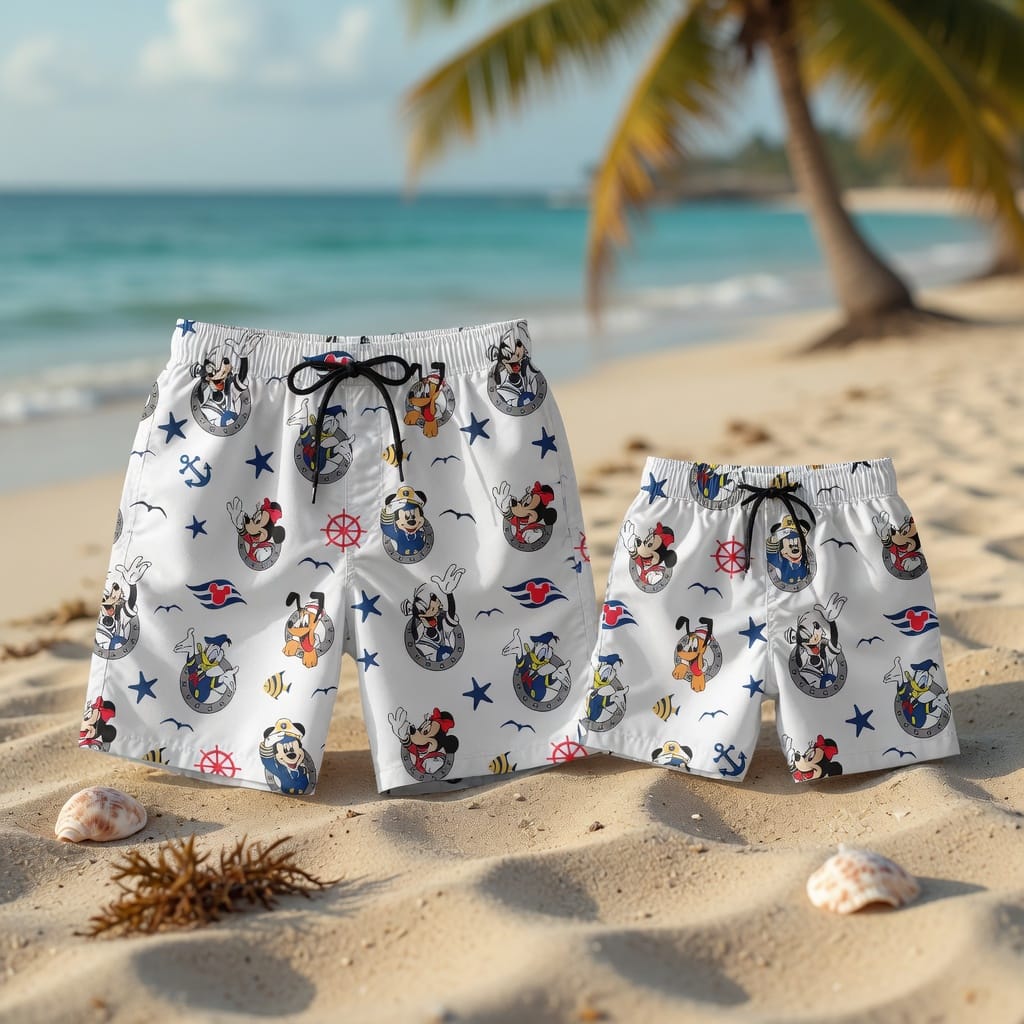 Mouse & Friends Premium Hawaiian Shirt - Cruise Vacation - HWOTAQU001