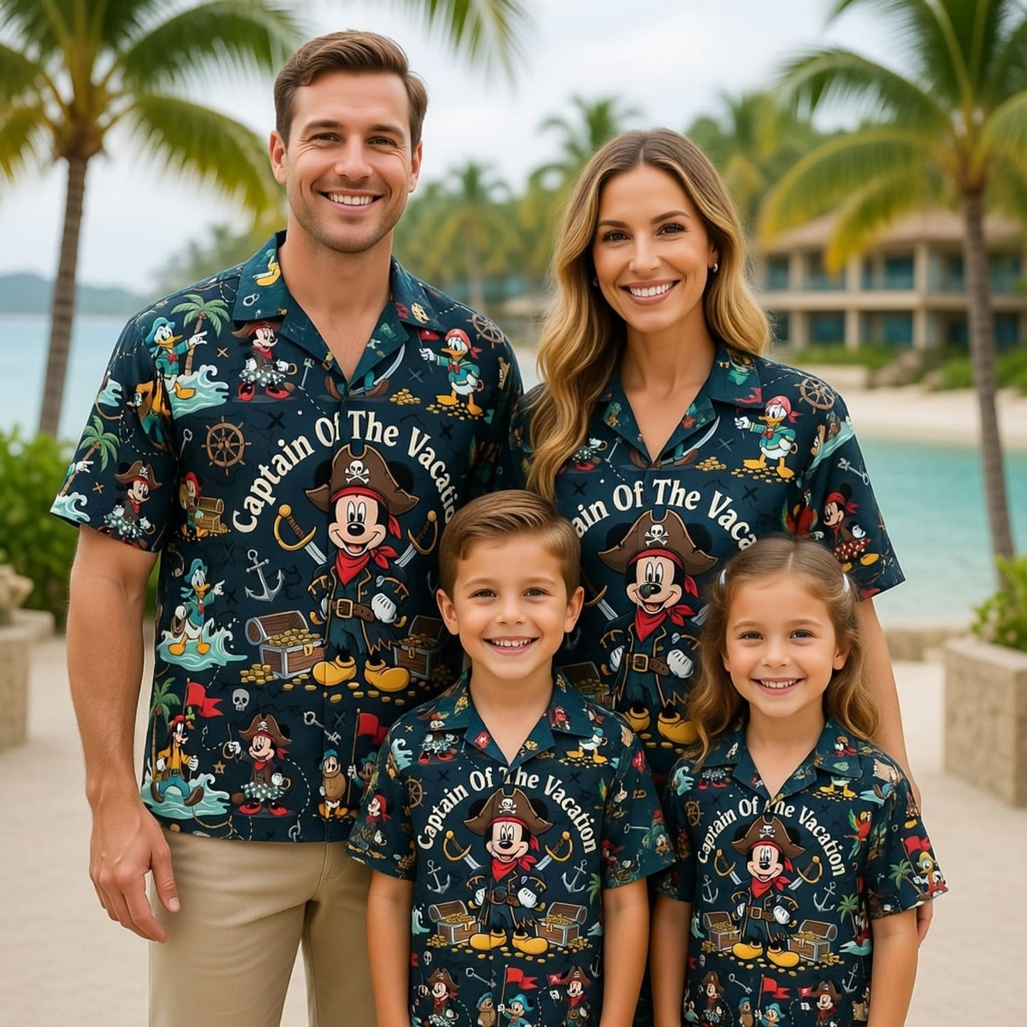 Pirate Mouse Hawaiian Shirt - Captain Of The Vacation - HWPFE9HJR