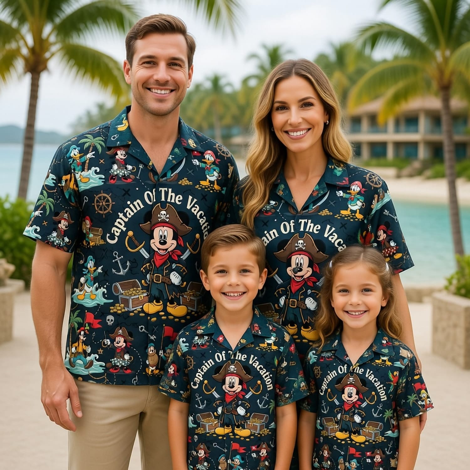 Pirate Mouse Hawaiian Shirt - Captain Of The Vacation - HWPFE9HJR