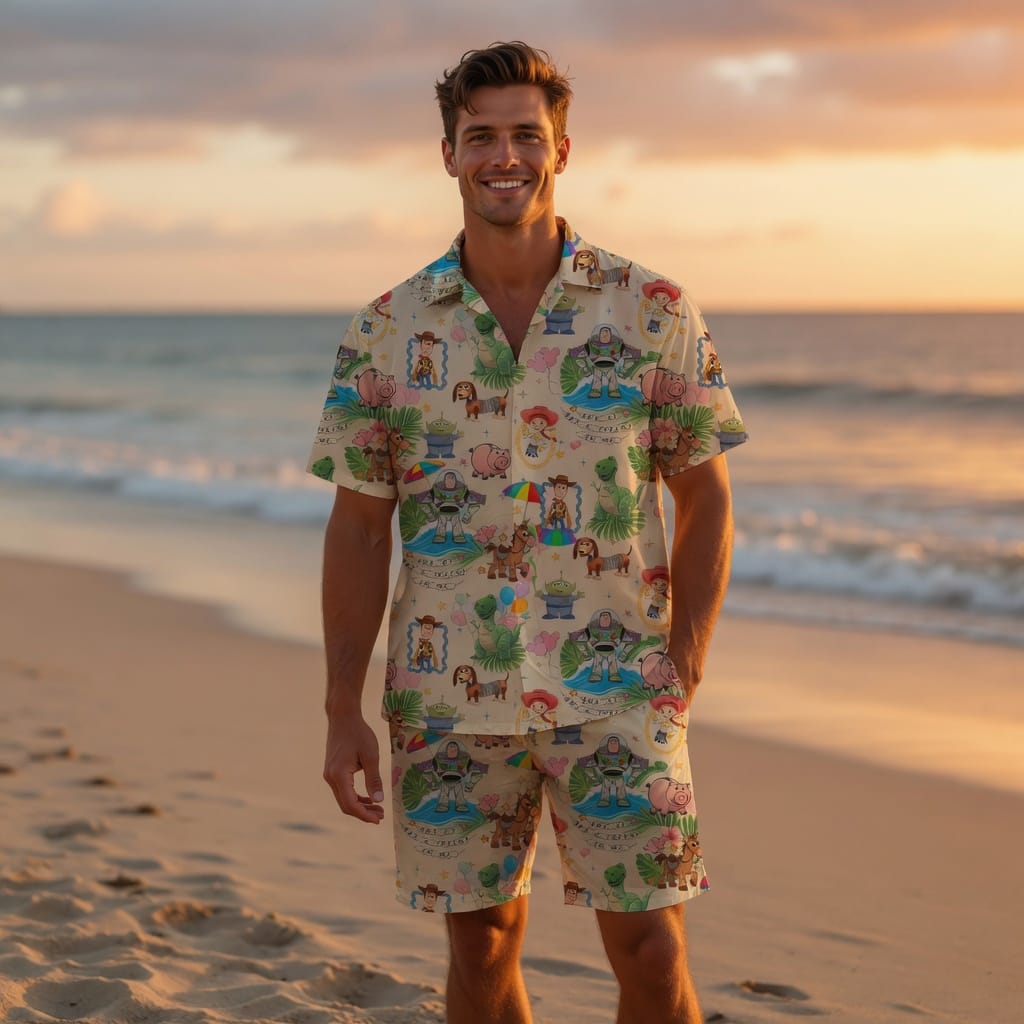 Toy Friends Premium Hawaiian Shirt - Tropical Icon Collection - HWS9Z1T001