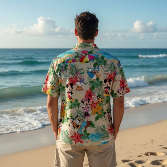 Mouse Premium Hawaiian Shirt - Tropical Beach Collection - HWTBVPL001