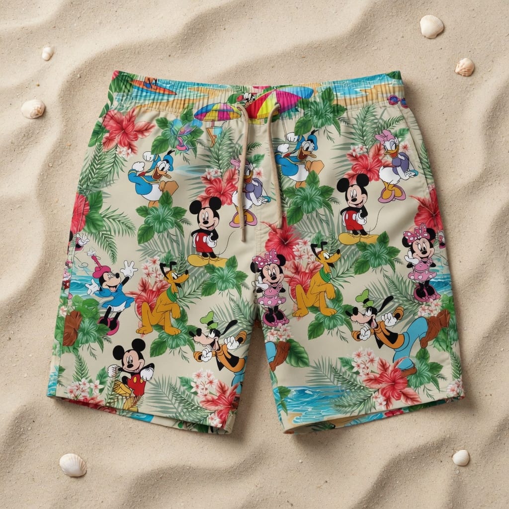 Mouse Premium Hawaiian Shirt - Tropical Beach Collection - HWTBVPL001
