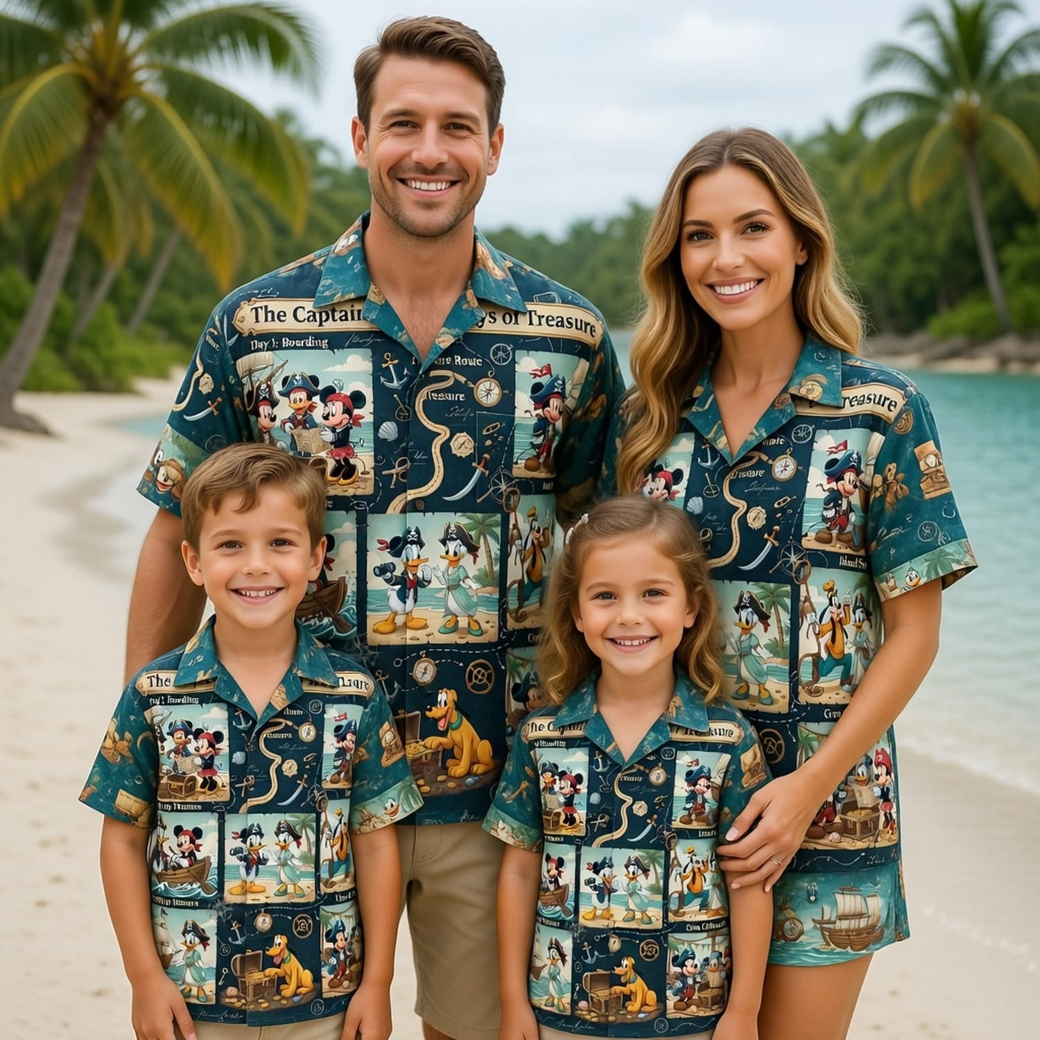 Pirate Mouse Hawaiian Shirt - Treasure Adventure Beachwear - HWUVYC1VN