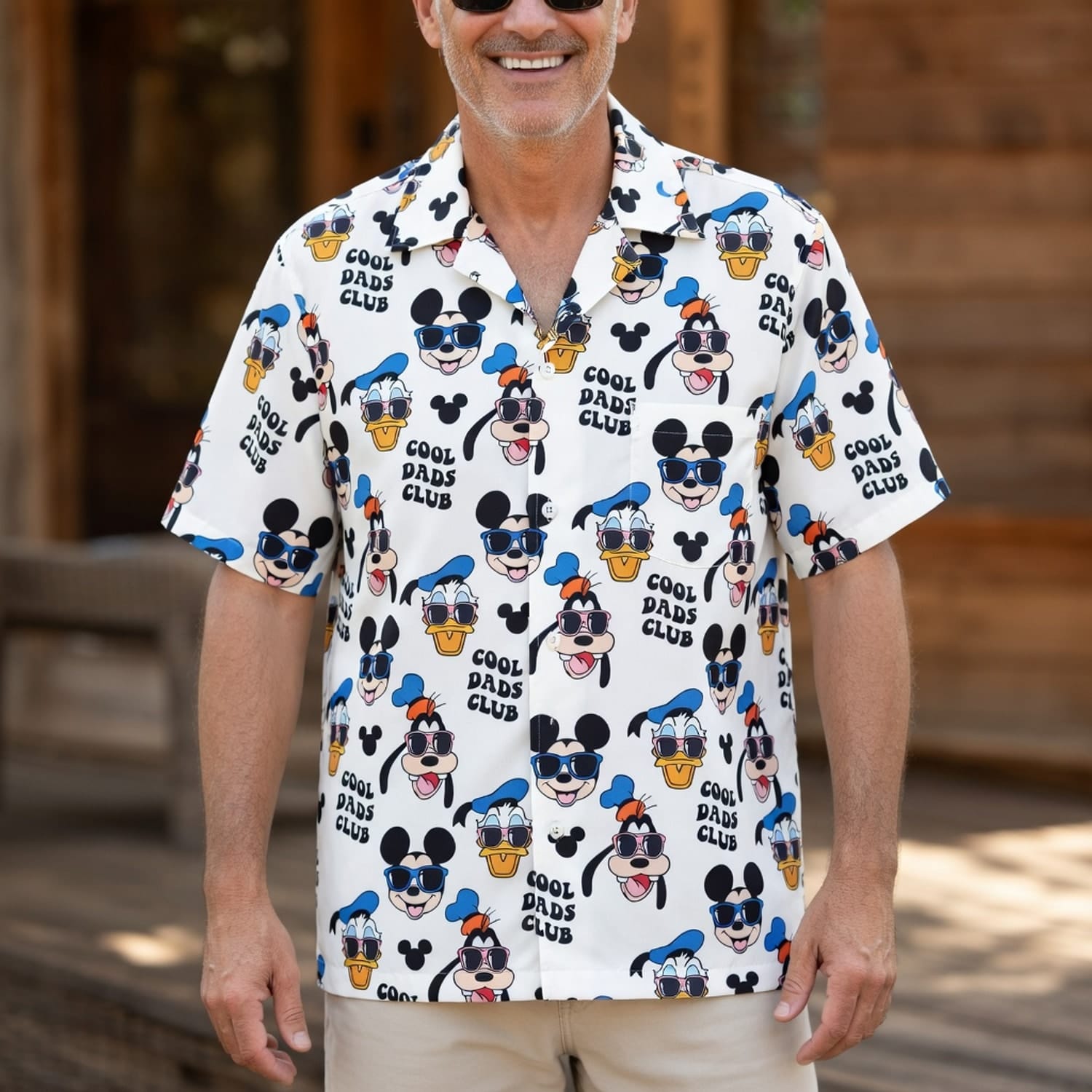 Cool Dads Club Mouse Duck Silly Dog Hawaiian Shirt - HWVM2VKS3