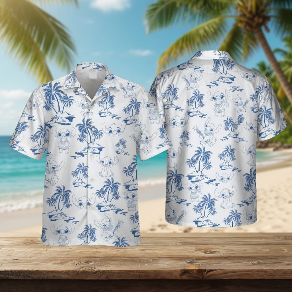 Blue Alien Premium Hawaiian Shirt - Tropical Aloha Men Women - HWX2VJR001