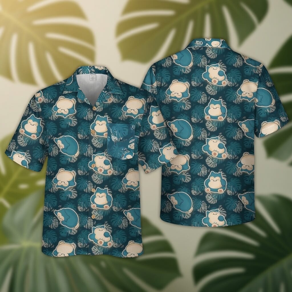 Sleepy Monster Premium Hawaiian Shirt - Monster Tropical Aloha - HWXASW7001