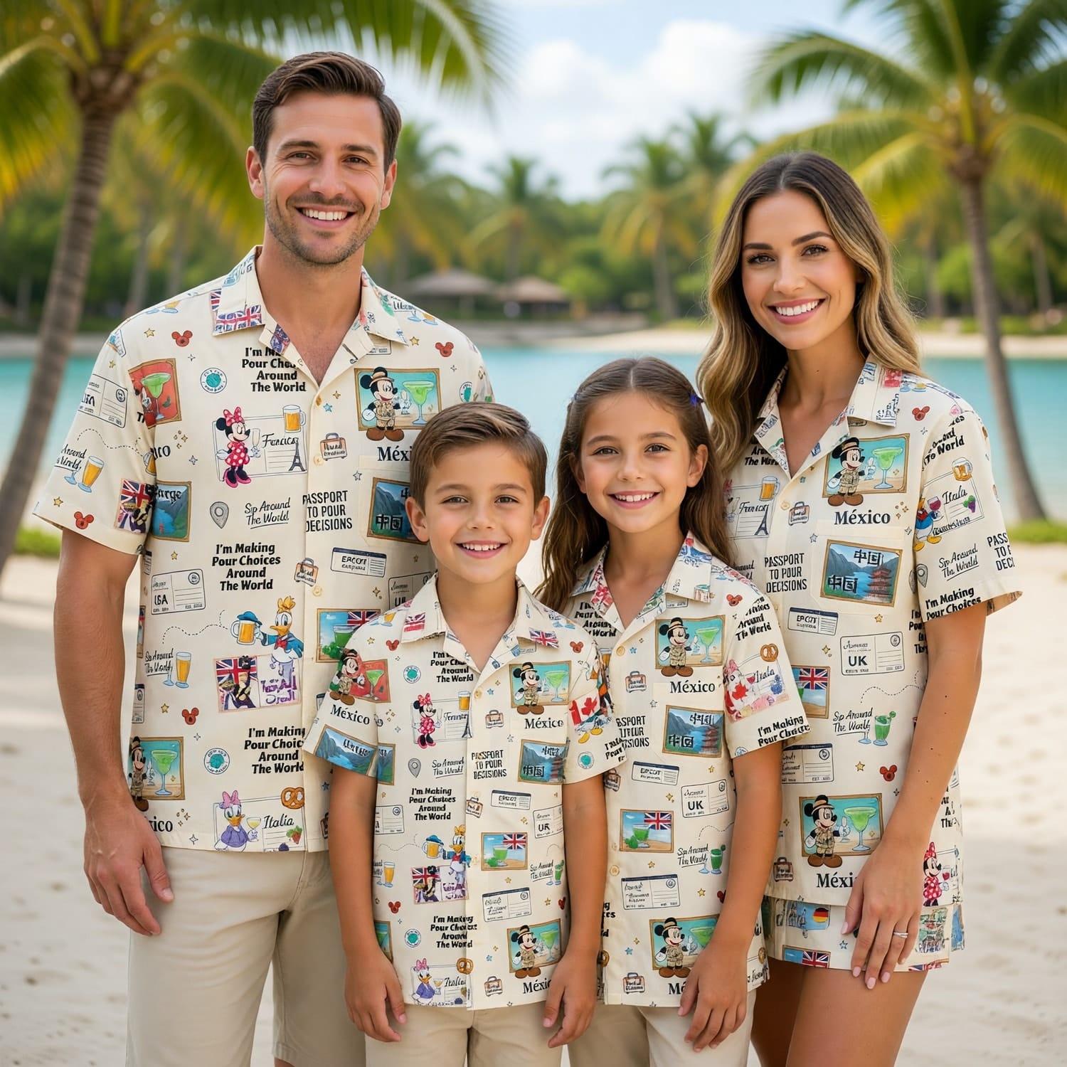 World Park Pour Choices Hawaiian Shirt - World Pavilion Travel Print - HWZ4L585X