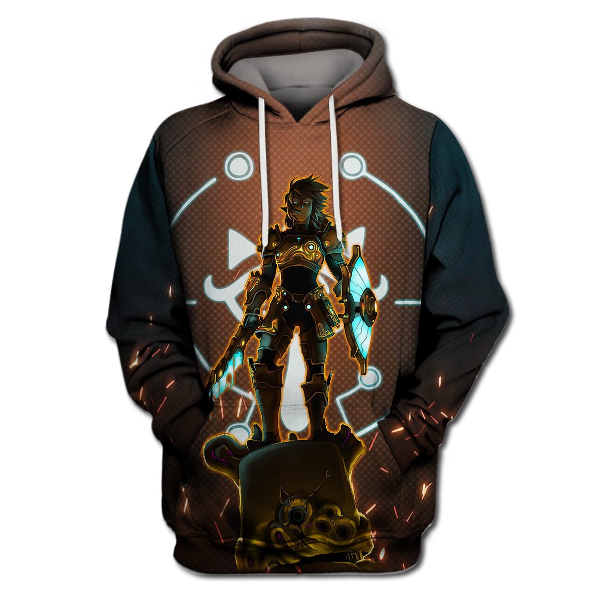 Legend Of Zelda Shirt Botw Cool Link Winner Black Brown T-shirt Legend Of Zelda Hoodie