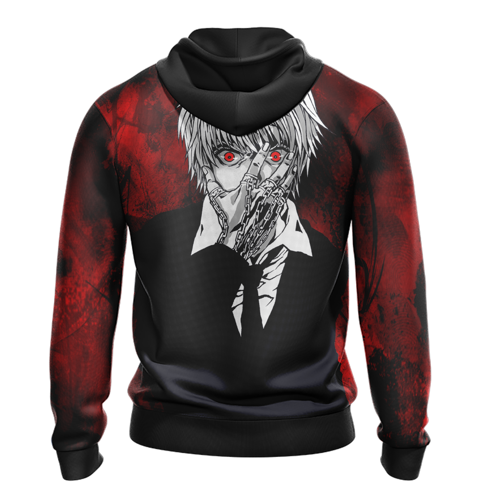 Hunter X Hunter Hoodie Kurapica Black Red Hoodie Hunter X Hunter Merch Anime Hoodie