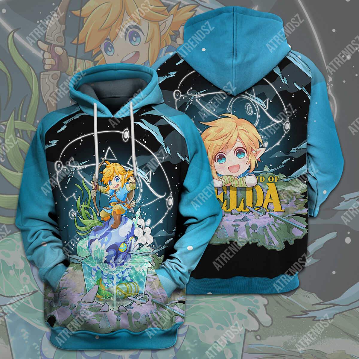 Legend Of Zelda Shirt Chibi Link Octorok Botw T-shirt Legend Of Zelda Hoodie