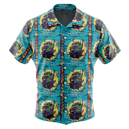 Howls Moving Castle Studio Ghibli Button Up Hawaiian Shirt