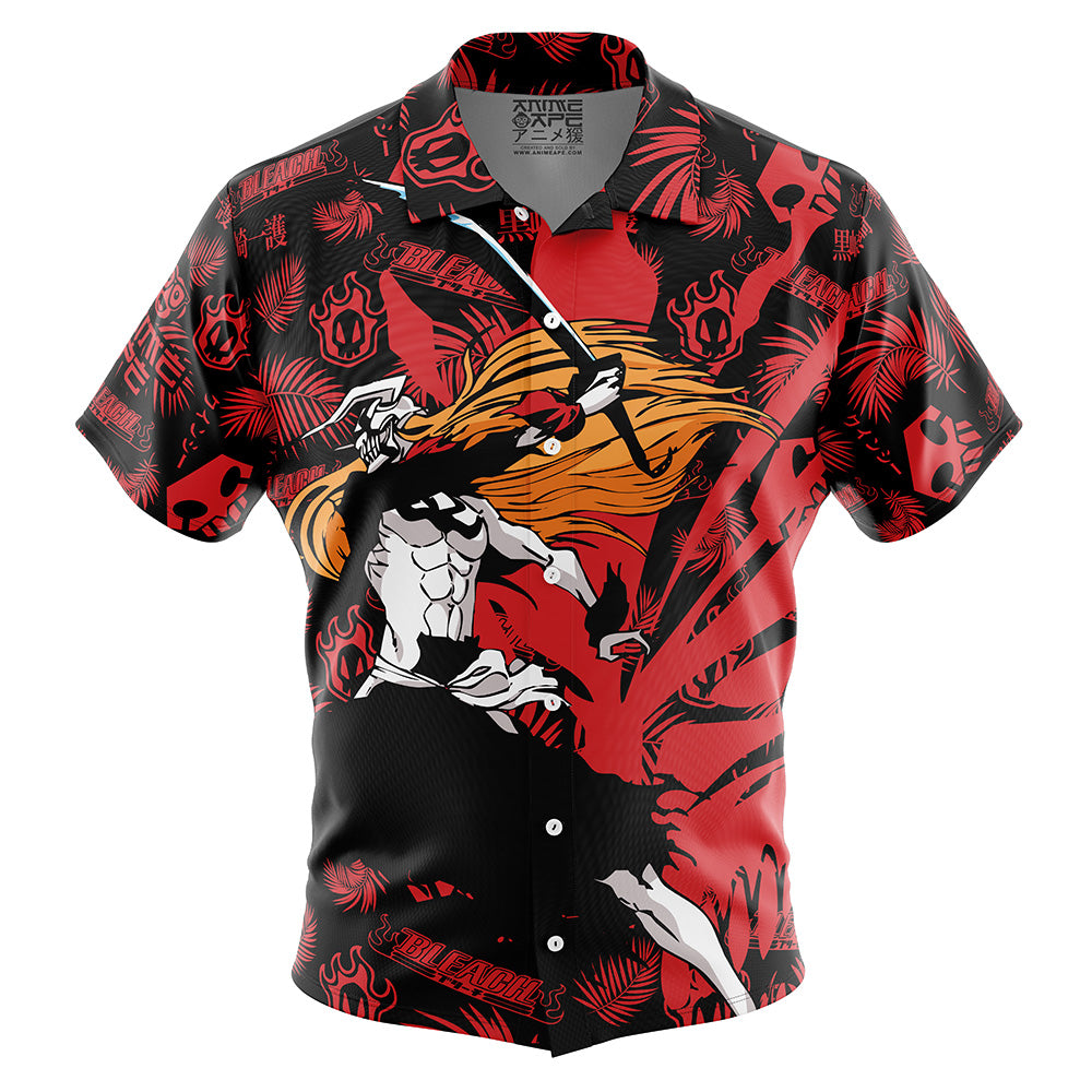 Ichigo Kurosaki Bleach Button Up Hawaiian Shirt