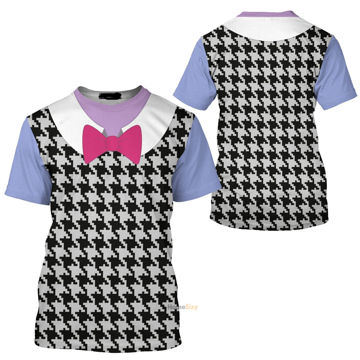 Inside Out T-shirt DN Fear Emotion Inside Out Costume T-shirt Black White Unisex