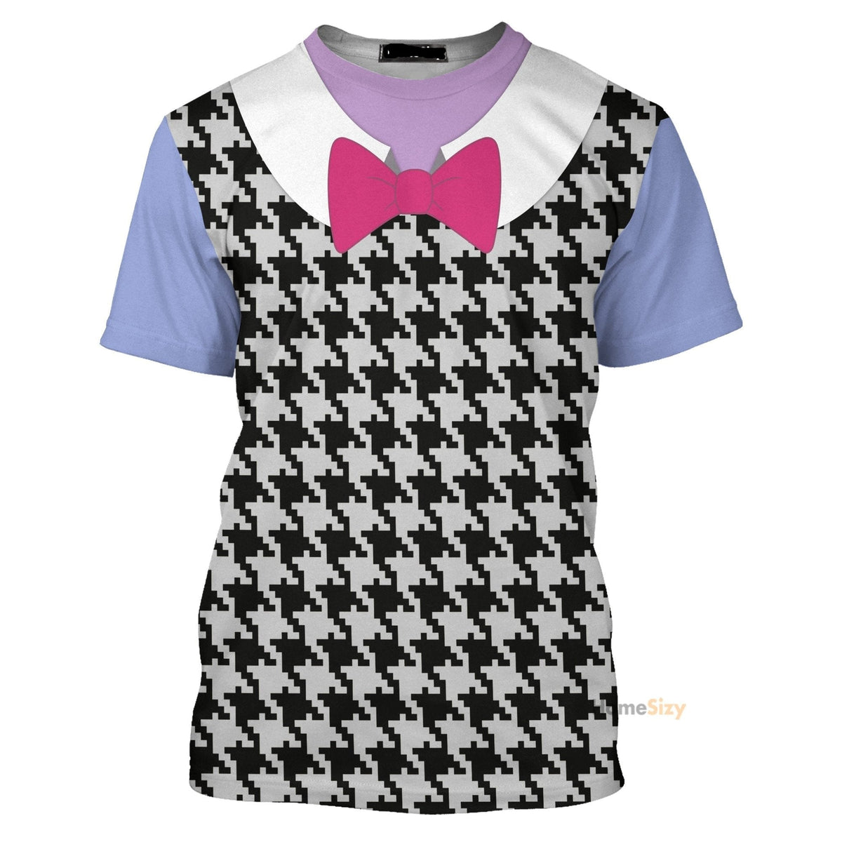 Inside Out T-shirt DN Fear Emotion Inside Out Costume T-shirt Black White Unisex