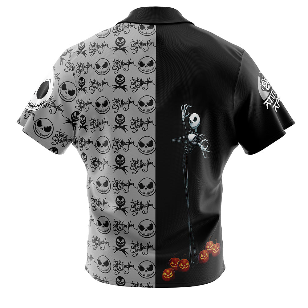 Jack The Night Before Christmas Button Up Hawaiian Shirt