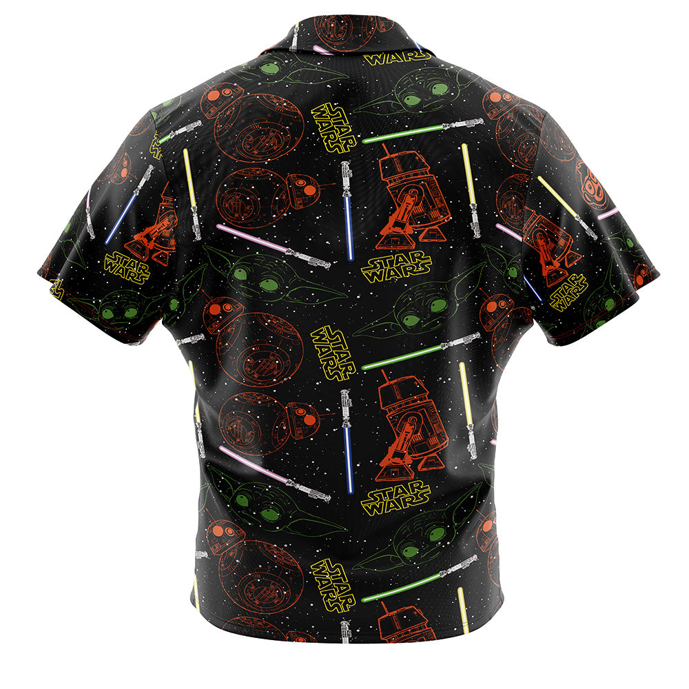 Jedi Star Wars Button Up Hawaiian Shirt