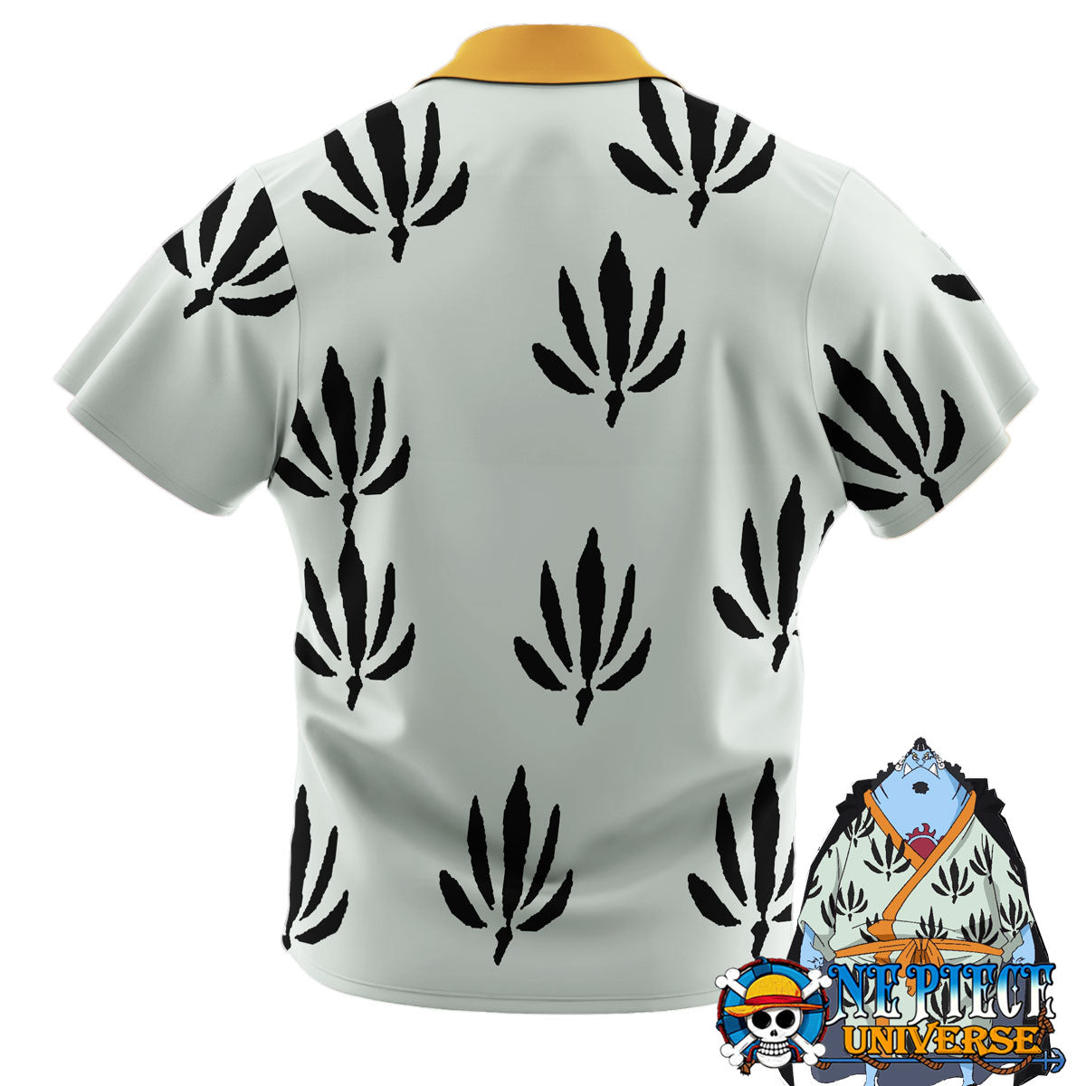 One Piece Jinbe Heroes Button Up Hawaiian Shirt | One Piece Universe Store
