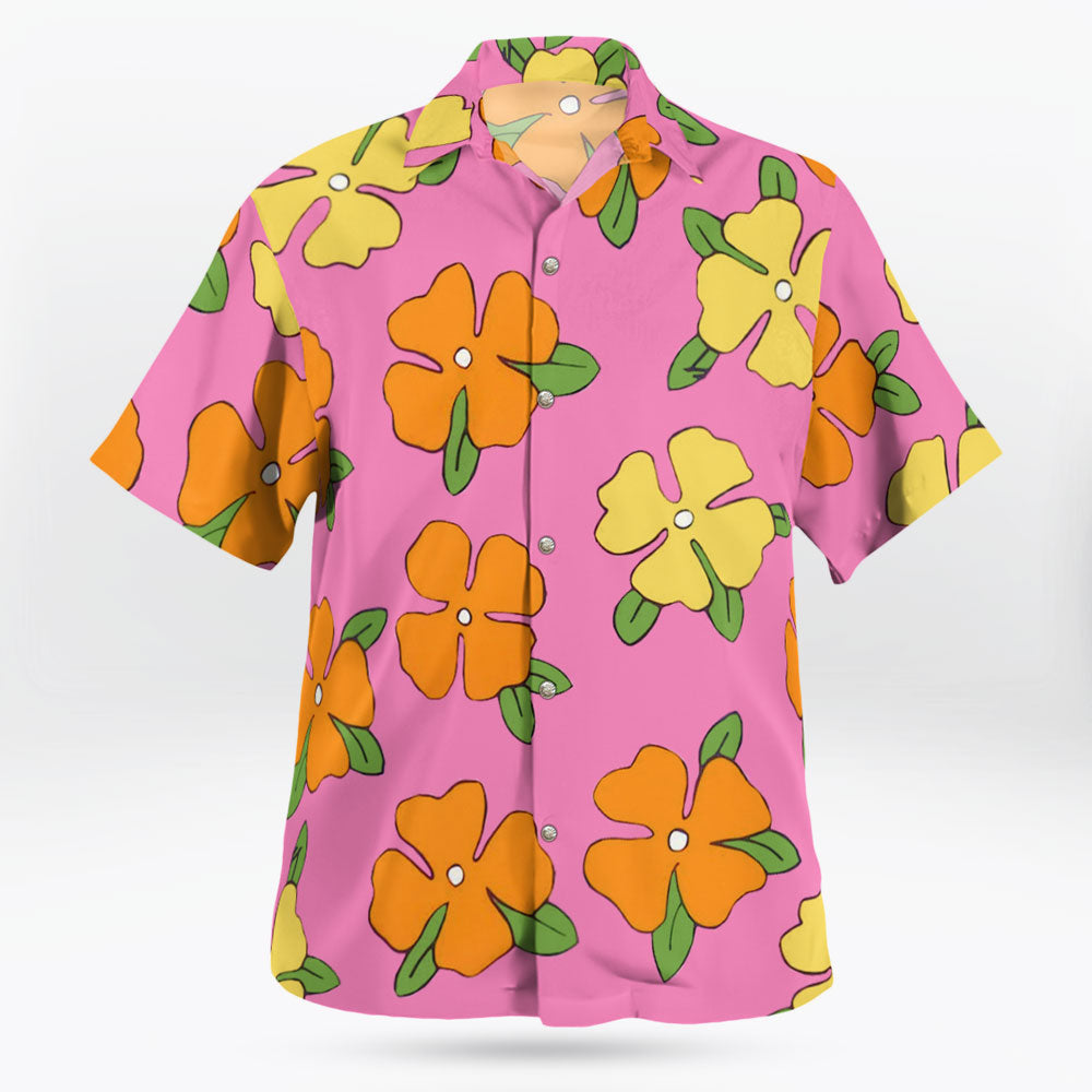 Jinbei Egghead Outfit Hawaiian Shirt Button Up S-5XL For Sale | One Piece Universe Store