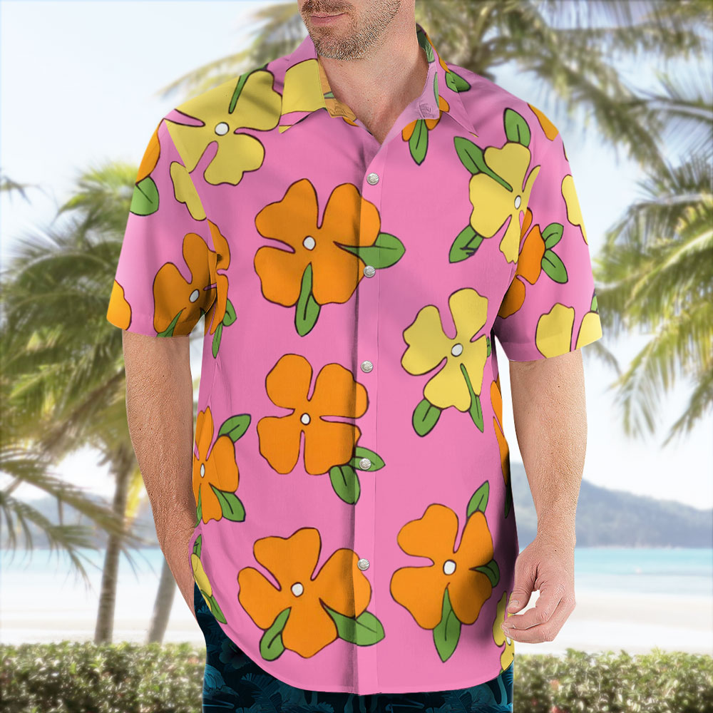 Jinbei Egghead Outfit Hawaiian Shirt Button Up S-5XL For Sale | One Piece Universe Store