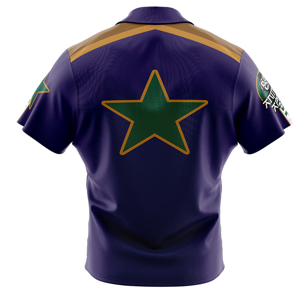 Jotaro Kujo Jojo's Bizarre Adventure Button Up Hawaiian Shirt