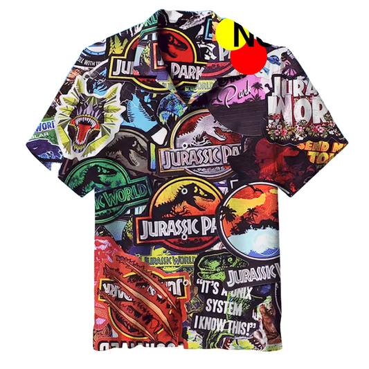 NoClaws Jurassic Park Hawaii Shirt Jurassic Park It's A Unix System I Know This Hawaiian Shirt Colorful Unisex