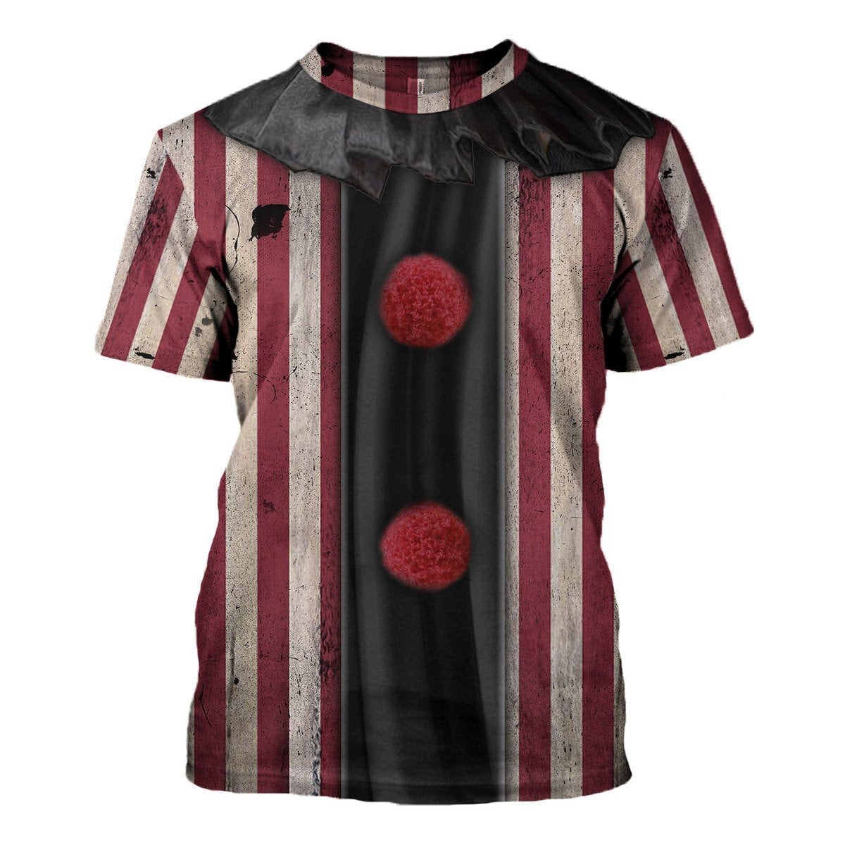 Gifury Halloween Shirt Halloween Apparel Nightmare Clown Costume Black White Red Hoodie Halloween Costume 2024
