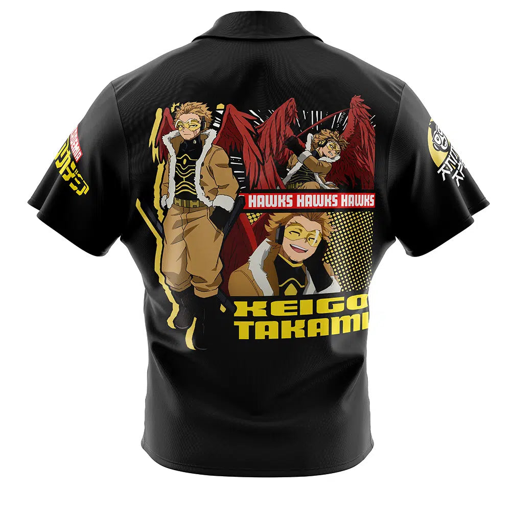Keigo Takami (Hawks) My Hero Academia Button Up Hawaiian Shirt