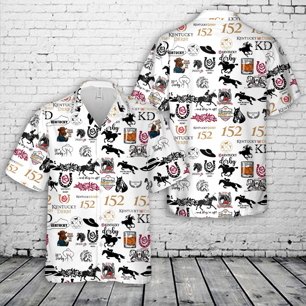 Kentucky Derby 152 Hawaiian Shirt